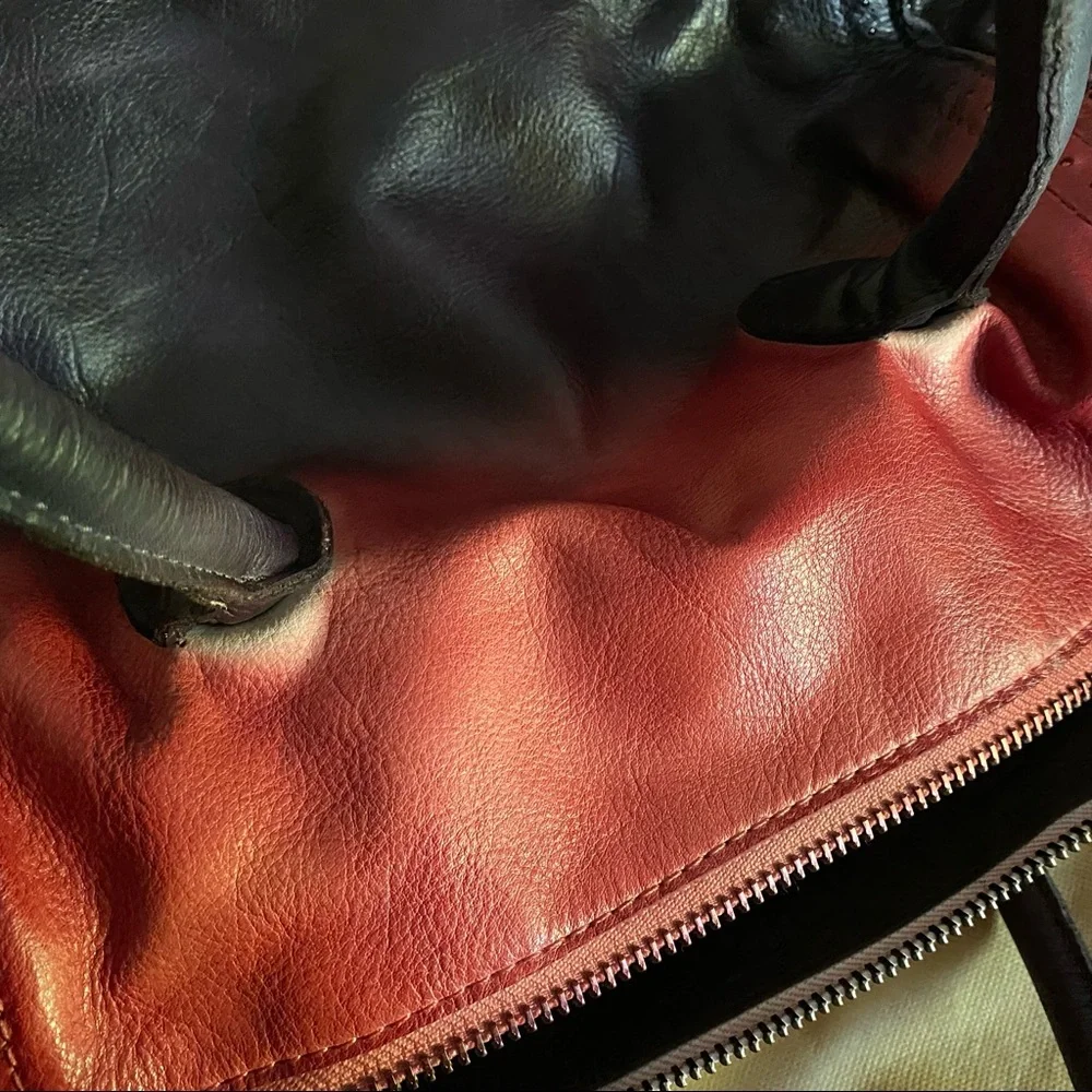 Old Trend hand painted ombre satchel - Picture 8 of 16